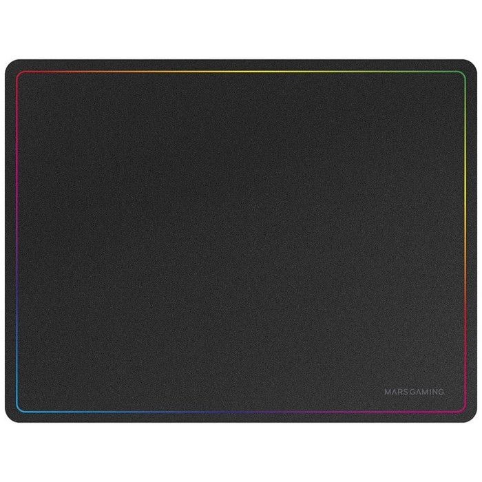 Tapis de souris - Mars Gaming - MMP124 - Bord arc-en-ciel - Base antidérapante - Surface nanotextile
