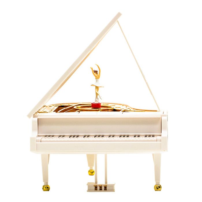 Boîte à musique pour piano danseuse boîte à musique mécanique automatique pour danseuse de ballet jolie décoration pour filles