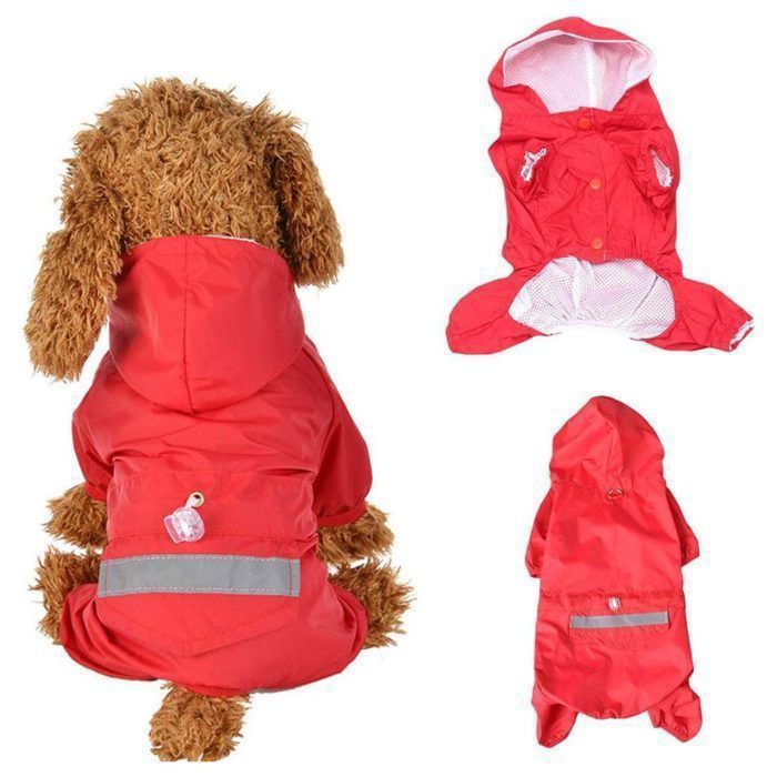 Comparer les prix de Veste pour chien taille L, imperméable pour chien avec capuche, imperméable, coupe-vent, imperméable, veste pour chien double