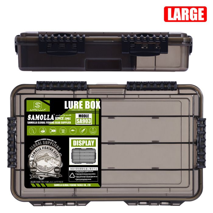 Boîte de rangement rectangulaire à 6 compartiments en