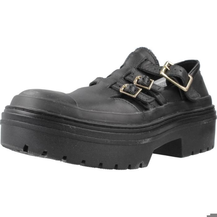 Converse Mocasines Mujer Modèle Chaussure Converse Modèle Chuck Taylor All Star Lugged Heel Mary Jane Platform - Coleur Noir
