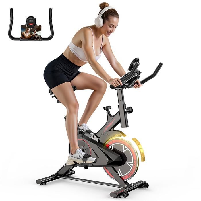 Vélo dAppartement - KZYNTH - Vélo Spinning Silencieux - Résistance