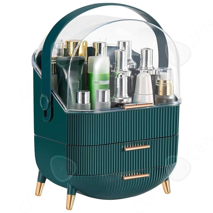 Organiseur De Maquillage Transparent à 16 Compartiments Boite De Rangement Pour Cosmetiques Et Parfums Ideal Pour Coiffeuse Et Salle De Bain 97323581