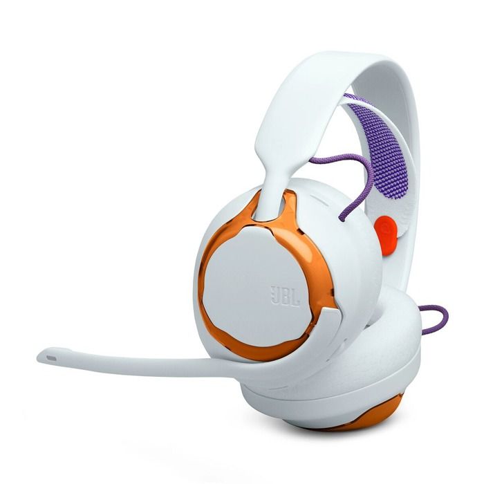 Casque pour console Jbl Quantum 250 Blanc/Orange - gaming filaire multiplateforme