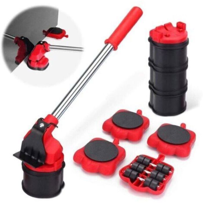 Lève-meubles robuste ensemble doutils pour déplacer sans effort les meubles de toutes tailles lève-meubles avec 4 patins de