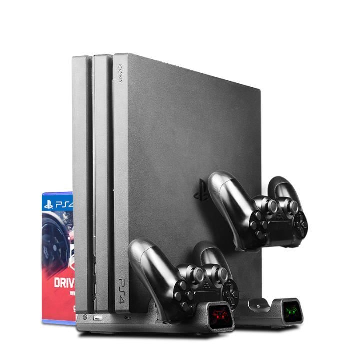 Ps4 Support Avec LED - Support de ventilateur de refroidissement vertical, console ...