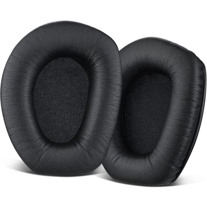 Coussinets de rechange compatibles avec casque Sennheiser HDR RS165 RS175 RS185 RS195(Cuir Protéiné)