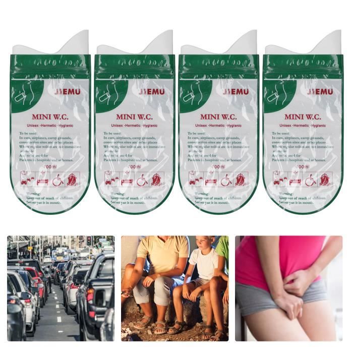 Urinoirs Jetables Unisexes 12 Pcs - 700 Ml, Solidifient L'urine, Pour Camping, Voiture, Voyages
