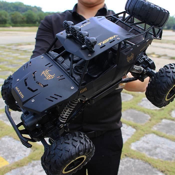 Voiture telecommandee 4X4 Rc Crawler etanche haute vitesse pour enfants et adultes Jaune Cdiscount Jeux Jouets