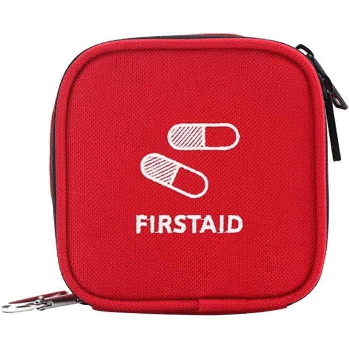 Lot De 2 Mini Trousses De Secours Vides – Sacs Premiers Soins Portables En Oxford, Trousse Médicale Compacte Pour Voyage, Sport, Maison