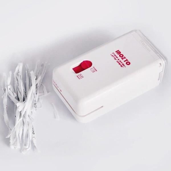 Destructeur De Papier Manuel Portable - Coupe Croisée Mini Déchiqueteuse A6 Pour Bureau Ou Maison