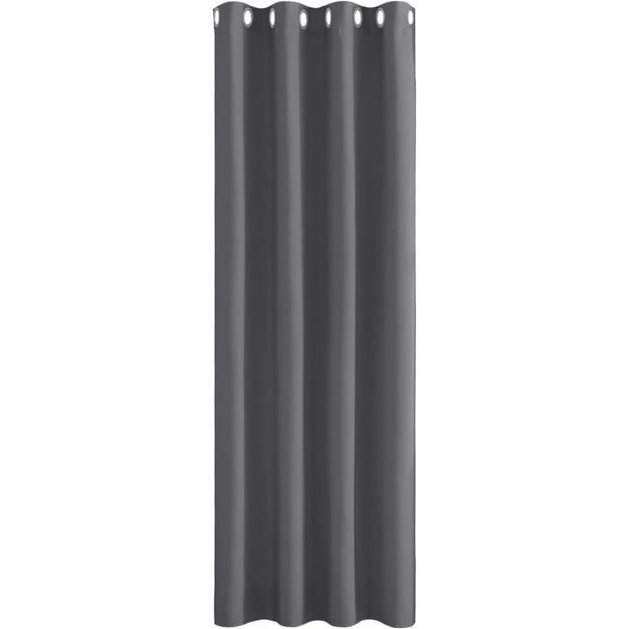 Cantonnière Fenêtre DECOVSUN - 132x45.7cm - Isolation Thermique - Passe-tringle