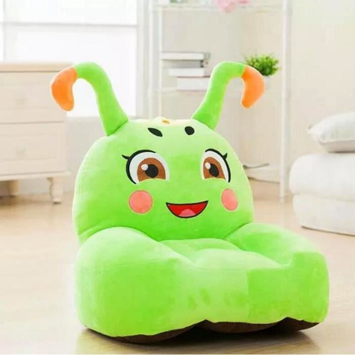 Canape Enfant Fauteuil Bebe Coussin Enfant En Forme De Migons Animal En Peluche Chaise Enfant Jouet Cadeau Anniversaire Vert Cdiscount Maison