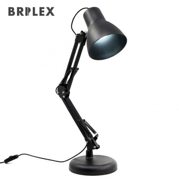 Version Noir Moderne 5w Lampe De Bureau Reglable Bras Dessin