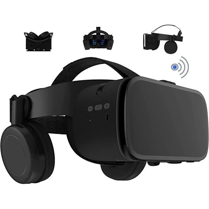 Casque VR Lunettes de r alit virtuelle sans Fil Bluetooth 3D avec