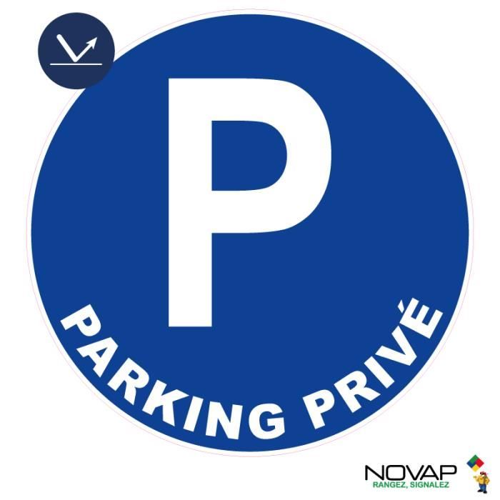 Goodvia Panneau Parking Privé Aluminium Réfléchissant 300