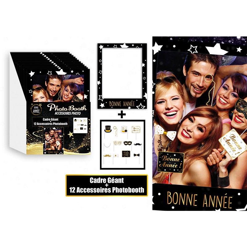 Cadre Photobooth B Annee 12 Accessoire Cdiscount Maison