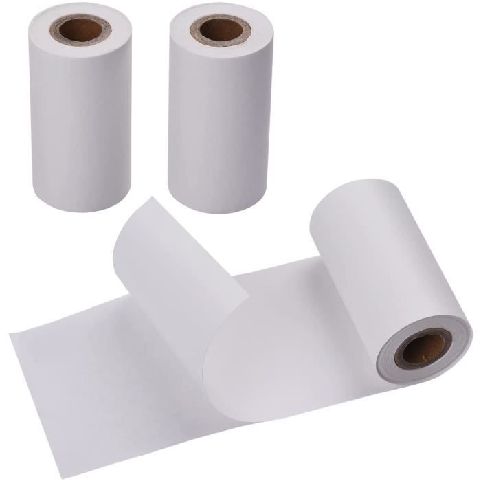 3 Rouleaux de Papier Thermique Auto-adhésif 57x30mm Papier Collant Blanc  sans BPA Longue durée 5 Ans pour imprimante Thermique A251 - Cdiscount  Informatique