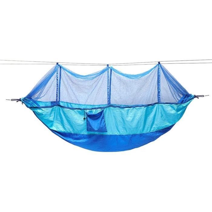 Hamac Double De Voyage Cascade Mountain Tech – 2 Places, 440 Lb, Bleu/vert