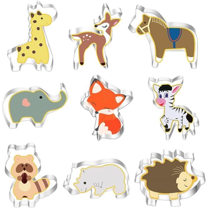 Emporte-pièces De Noël – Lot De 12 Motifs (Père Noël, Sapin, Renne…), En Acier Inoxydable 430, Pour Biscuits, Fondant, Pâte à Modeler
