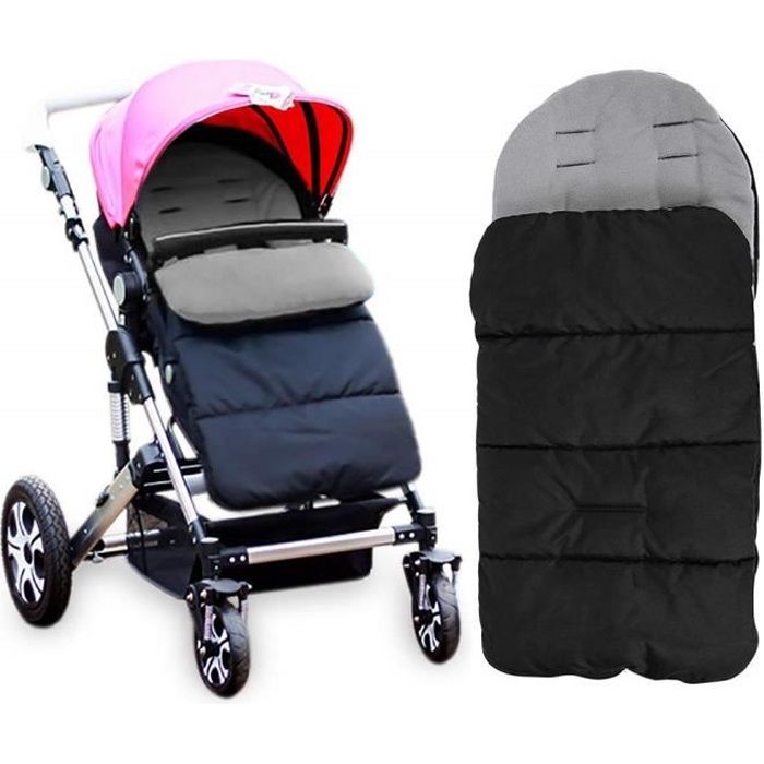 Sac de couchage bebe Universel 3 en 1 Poussette Annexe Mat Chanceliere Couverture Sac Impermeable A L eau Coupe Vent Froid Gris Cdiscount Puericulture Eveil bebe