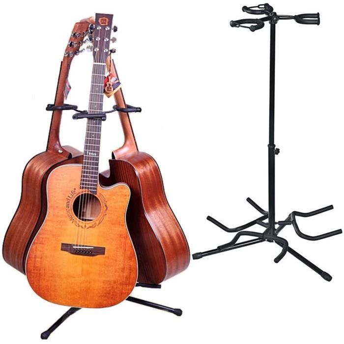 Acheter Support de plancher de guitare en métal support de trépied  d'instrument de musique pour basse de guitare électrique acoustique