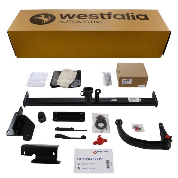 Westfalia-Automotive 332327900113 Attelage RDSO pour Nissan Qashqai, Qashqai +2avec faisceau électrique spécifique à 13 broches i