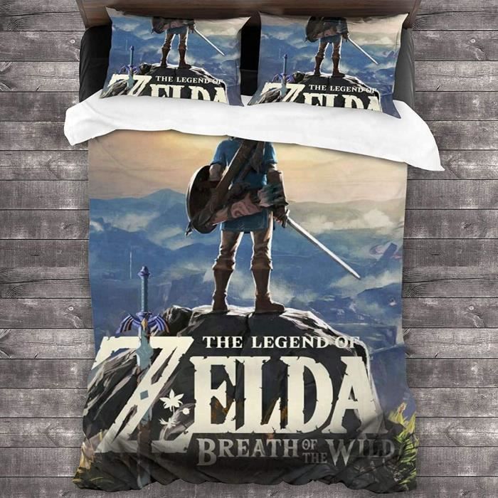Zelda, Parure De Lit Enfant Imprimée Réversible, LEGENDE