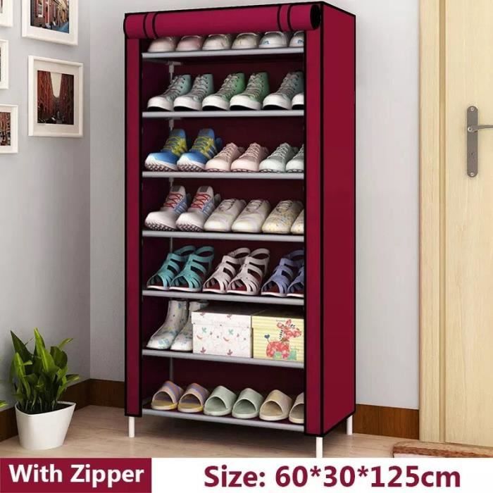 Vestiaire, Porte-vêtements D'angle Avec 7 Crochets Banc à Chaussures Cadre En Métal Massif Noyer - Vestiaire