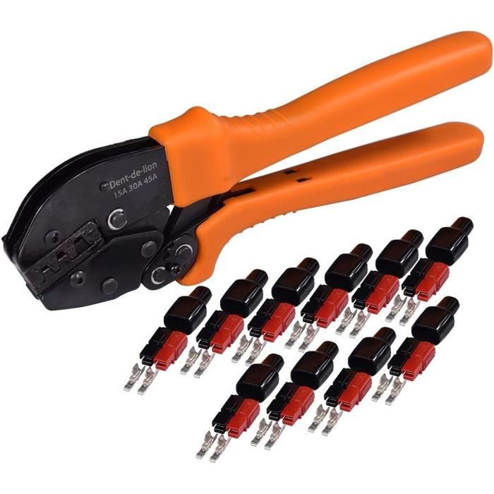 ZAC-MAXST-R AXIOMET - Pinza de cocodrilo 350A;  la pinza: max.45mm; rojo T