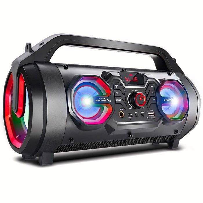 Enceinte portable - Audiocore - Bazooka - Bluetooth 5.0 - Radio FM - Résistant à leau