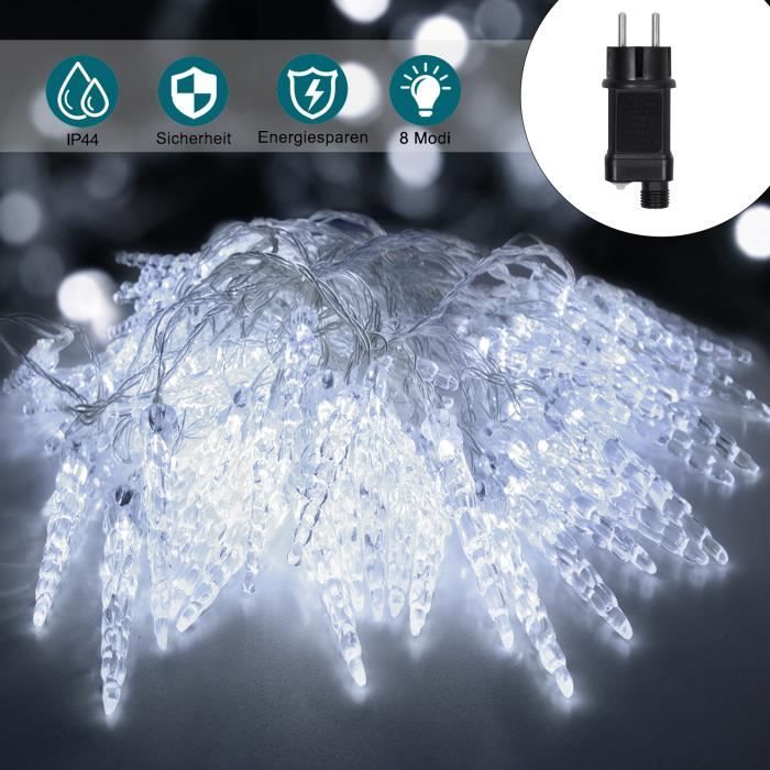 Guirlande De Noël En Pin Artificiel 12 M - 9 Cm De Large - Décoration Intérieure/extérieure - Effet Neige
