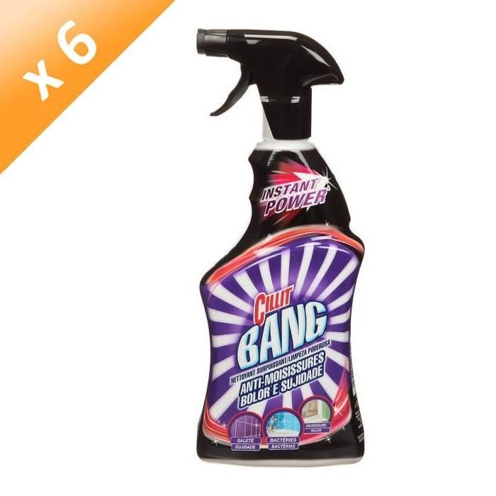 Cillit Bang Lot de 3 nettoyants puissants hygiéniques contre la moisissure  3 x 750 ml : : Epicerie