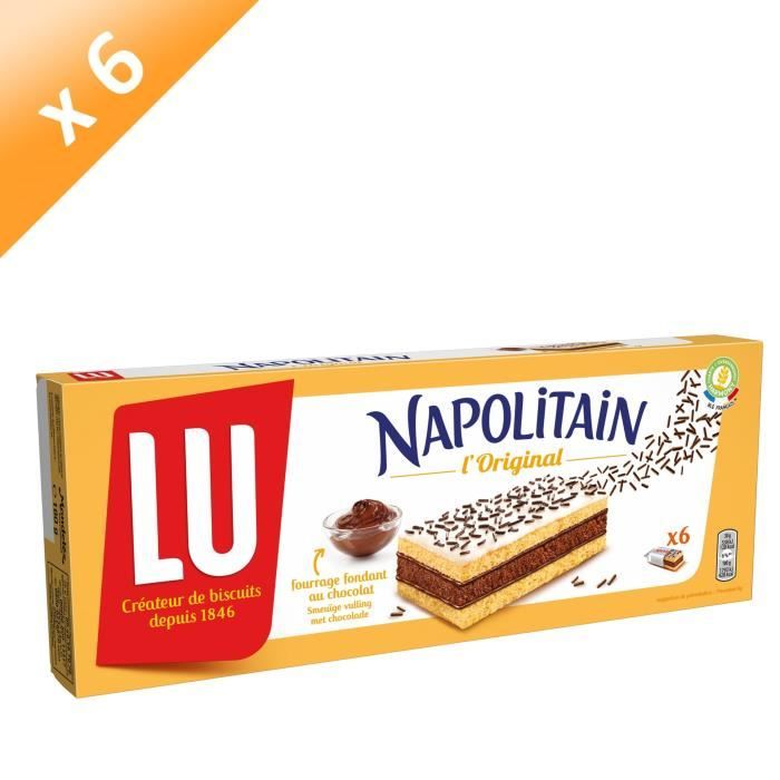 Lot De 6 Lu Napolitain Gateaux Chocolat Classic Cdiscount Au Quotidien Lot De 6 Lu Napolitain Gateaux Chocolat Classic Cdiscount Au Quotidien
