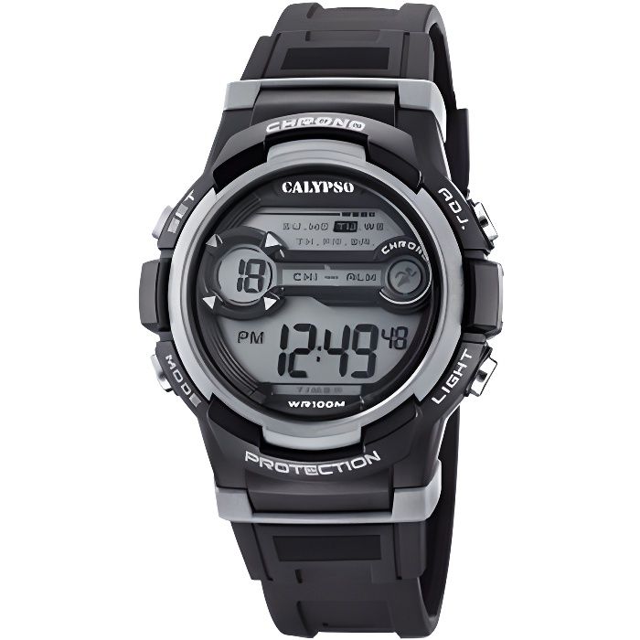Bracelet silicone plastique homme Calypso Montre Calypso