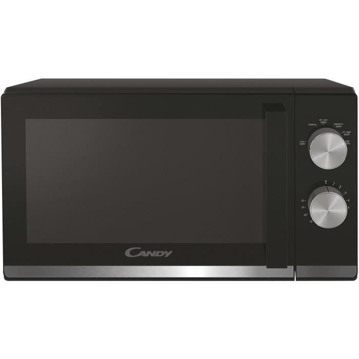 Micro-ondes pose libre CANDY CMW20TNMB - Noir - 20L - 700W - plateau 24,5 cm