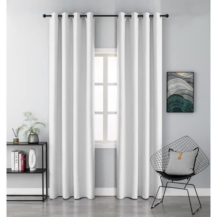 Rideaux Occultants Universum - Motif Voie Lactée Espace, 2 Panneaux 91 X 160 Cm Chacun, œillets 4 Cm, 100% Polyester