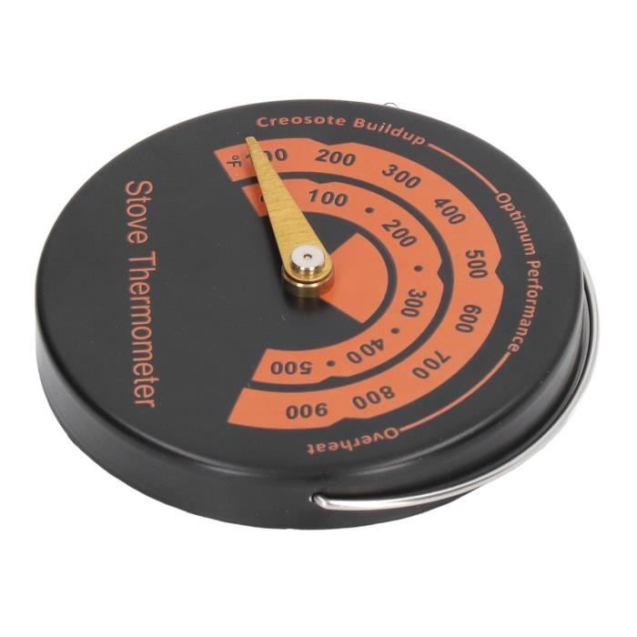 Cikonielf Thermomètre de dessus de poêle Thermomètre de poêle à bois poêles à gaz magnétiques