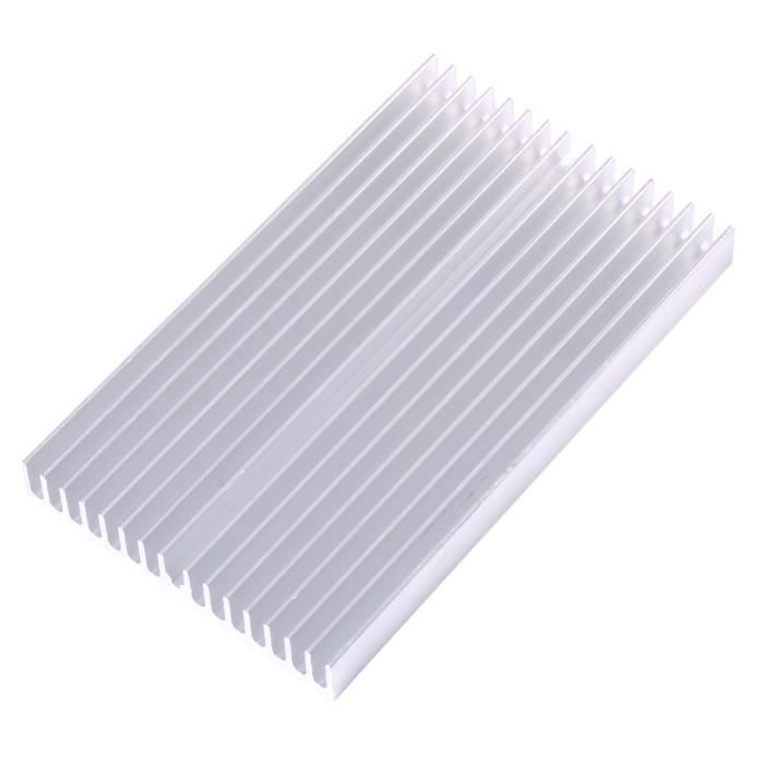 Sourcing Map Lot 20 Dissipateurs Chaleur Aluminium TO-220 30x15x10 Mm – Avec Support Broche, Pour MOSFET, Transistor, Diode, Régulateur 7805 7812