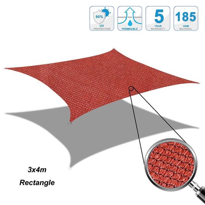 Voile D Ombrage Triangle Rectangle 2m Voile D Ombrage 3x6 Achat Vente Pas Cher