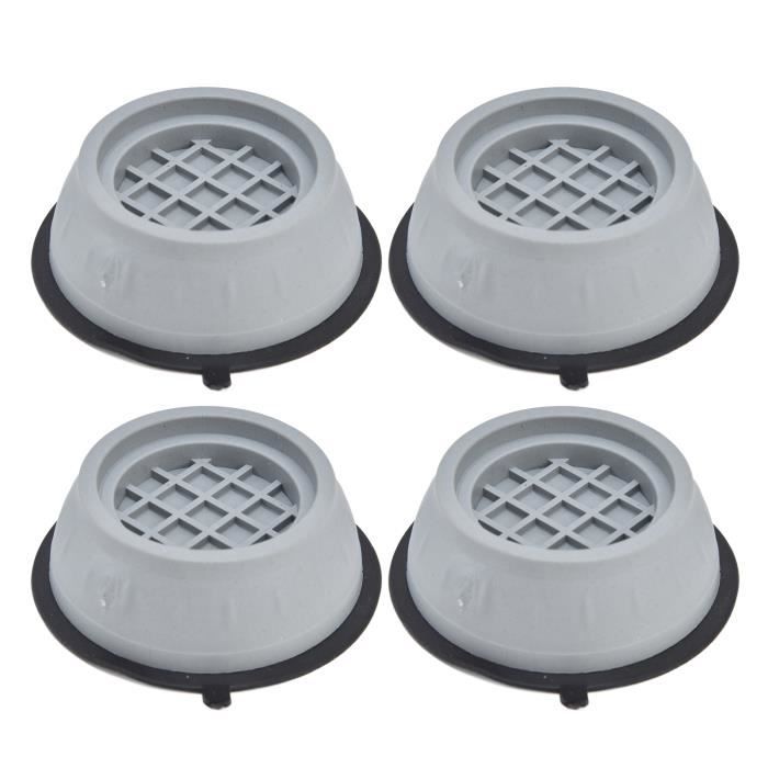 Cuque Coussin de support pour lave-linge 4 pièces tampon de machine à laver antichoc suppression du bruit empêcher le coussin de