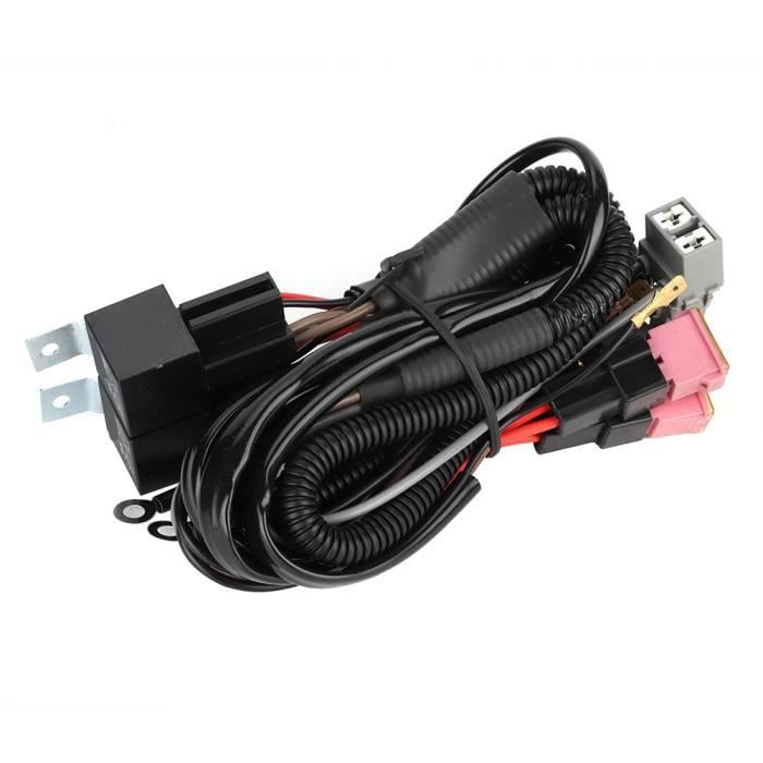 Pack De 2 Connecteurs H1 12V Pour Phares LED Voiture - Câbles Prêts à Installer