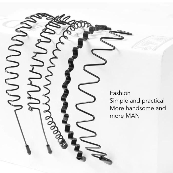 EBTOOLS Bande De Cheveux 6pcs Serre-tête En Métal à La Mode Pratique