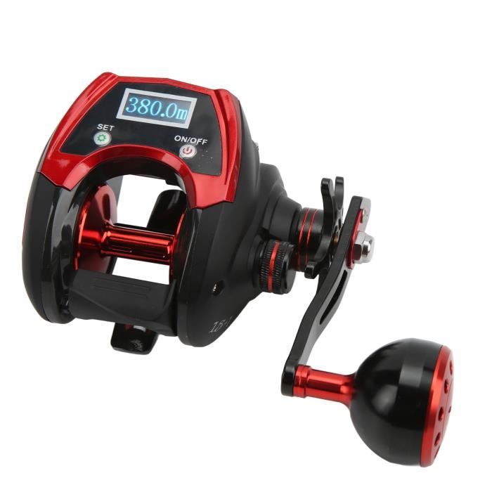 Moulinet De Pêche Baitcasting EXBERT - Fibre De Carbone - 9+1 Roulements - Frein Magnétique - Ratio 6.3:1