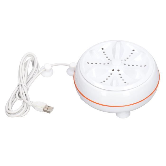 Haofy Petite Machine à Laver Portable à Ultrasons 6 Kg USB 27W - Idéale Pour Voyage Et Dortoir
