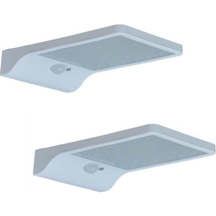 66pcs Lampe Solaire 36 Led Sans Fil Etanche Avec Detecteur De