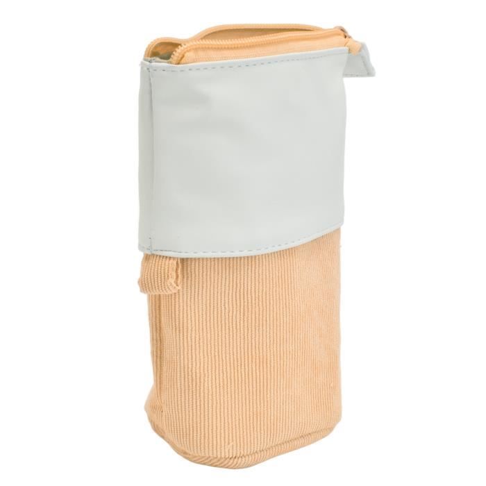 Trousse À Crayons Télescopique ,2-In-1 Trousse Retractable Crayon