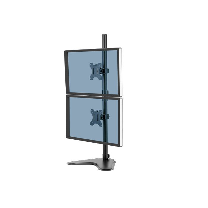 Support décran Fellowes Professional Series Free-standing Dual Stacking – Noir – Jusquà 32 pouces