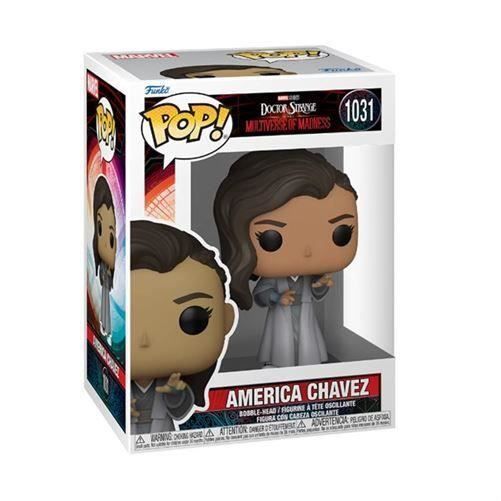 Funko Figurine Pop Marvel Doctor Strange in the Multiverse of Madness America Chavez in Cloak - 0889698624060