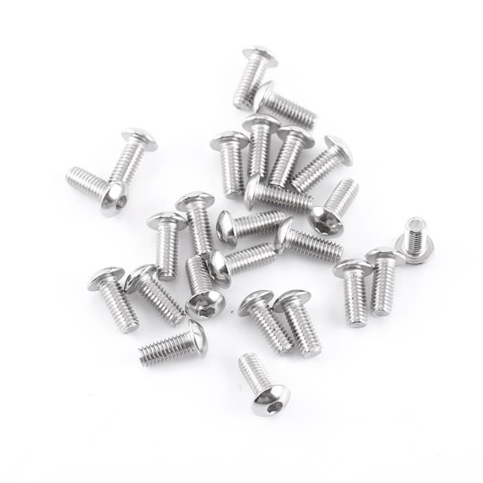 Boulons écrous M6 Acier Inoxydable Pour étriers Frein Vélo Route - Tailles 13/21/23/28/30mm - 13